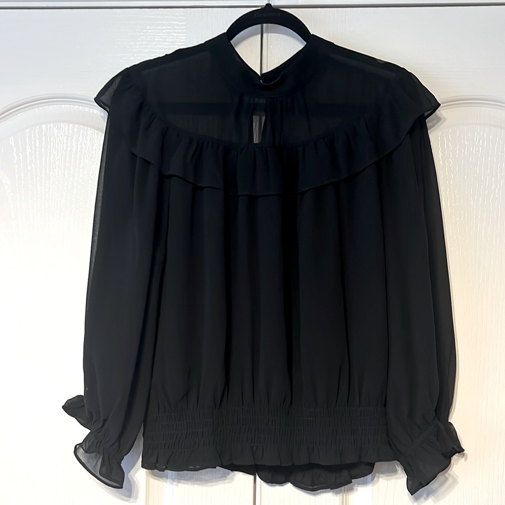 Ann Taylor Black Blouse